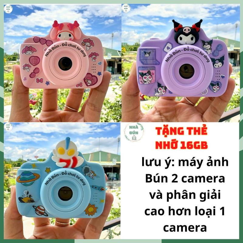 Đồ Chơi Máy Chụp Ảnh Mini Giá Rẻ, Máy Ảnh Mini, Camera, Quay Video, Máy Ảnh Trẻ Em Kuromi, Melody, Quà Tặng Sinh Nhật M22