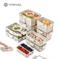 Gambar VISHAL Kontainer Kulkas Multifungsi-Ukuran Bervariasi Muat Banyak & Hemat Tempat Anti Tumpah - B03 (3 SEKAT) dari VISHAL Kab. Tangerang 1 Tokopedia