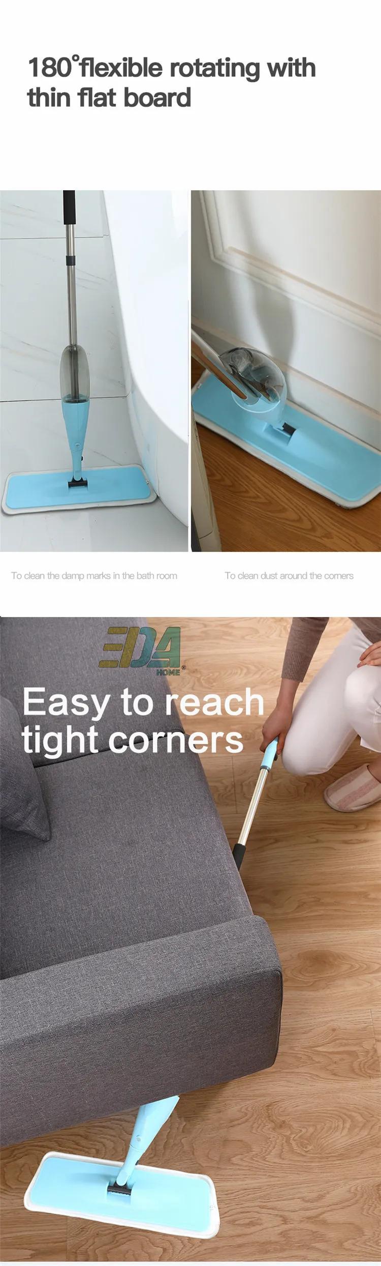 Product Introduction of Mop Semburan, Mudah, dengan 1x Kain Mop Microfiber, Mop Lantai 10