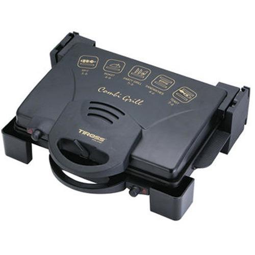  Máy kẹp bánh mì Tiross TS965 - 1900W 6 mức điều chỉnh nhiệt độ 2 mặt nướng phủ chống dính có thể tháo dời Bảo Hành 12 Tháng 