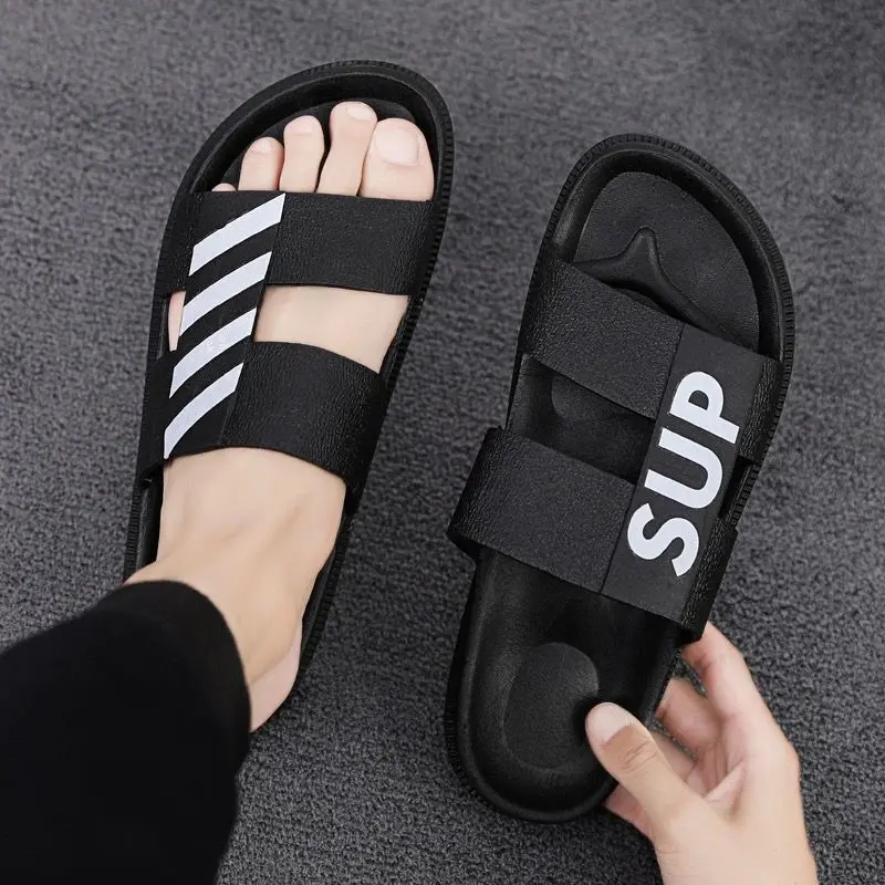 Selipar Musim Panas untuk Lelaki, Fesyen Baharu 2023, Gaya Kasual, Serbaguna, Tidak Licin, Tahan Haus, Sesuai untuk Dipakai Di Luar Sandal Wanita