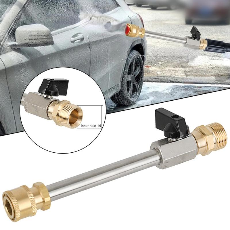 High Pressure Cleaning Machine M22/14 Thread Stainless Steel Extension Rod Valve 6