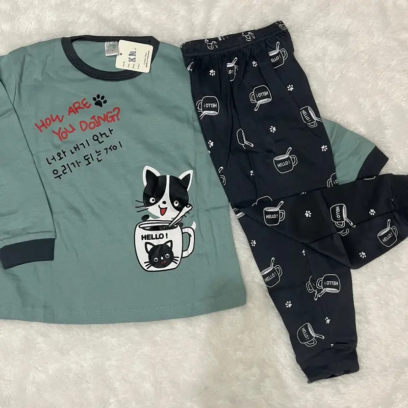 (COD) SETELAN PIYAMA ANAK/ BAJU TIDUR PANJANG ANAK-ANAK 0