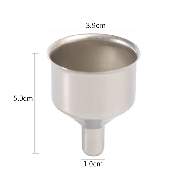 Phễu bằng thép không gỉ, Cỡ và cỡ nòng, Đóng gói Cầm Tay Thích hợp để pha rượu và dầu, Nồi dầu hình nón nhà bếp, Phễu dầu 8