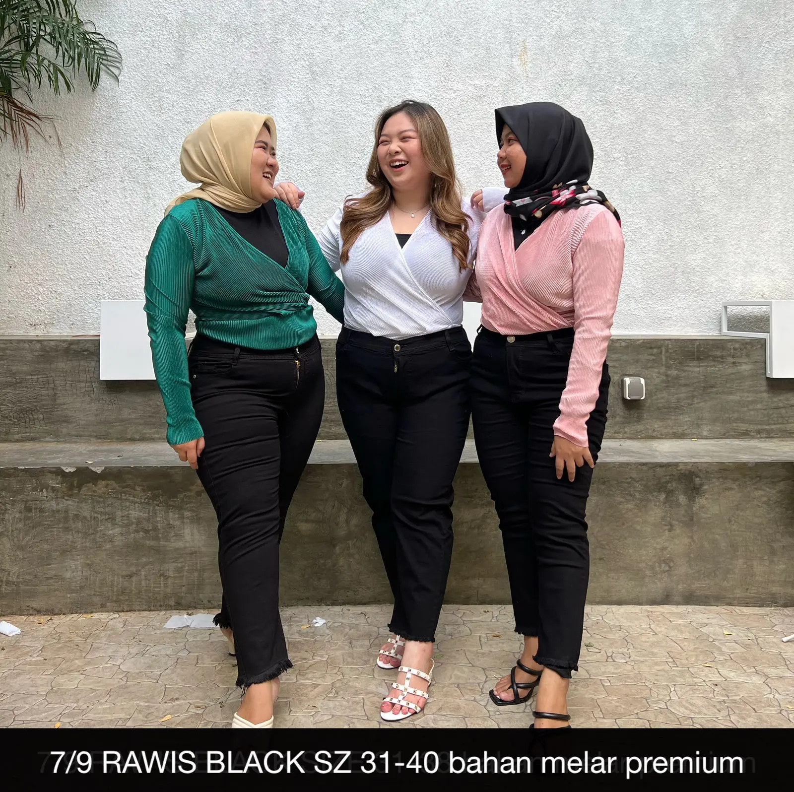 Sys Clothier 7/9 Rumbai Series || Celana Jeans Wanita Ukuran Normal dan Jumbo II Skinny -Highwaist -stertch - Premium Quality II COD