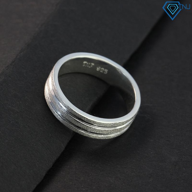 Nhẫn nam bạc 925 đeo ngón út cá tính NNA0124 - Trang Sức TNJ