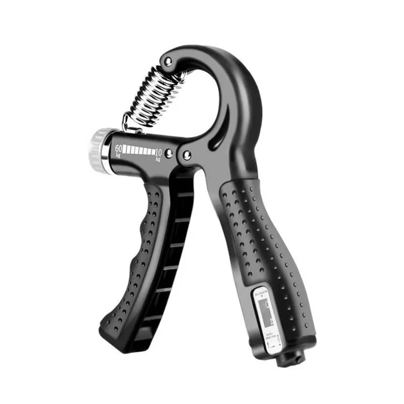 R Shaped Hand Grip Strengthener, Adjustable Multifunctional Fitness Grip, Non-slip Mechanical Counting Grip For Hand Strength Enhancement 2