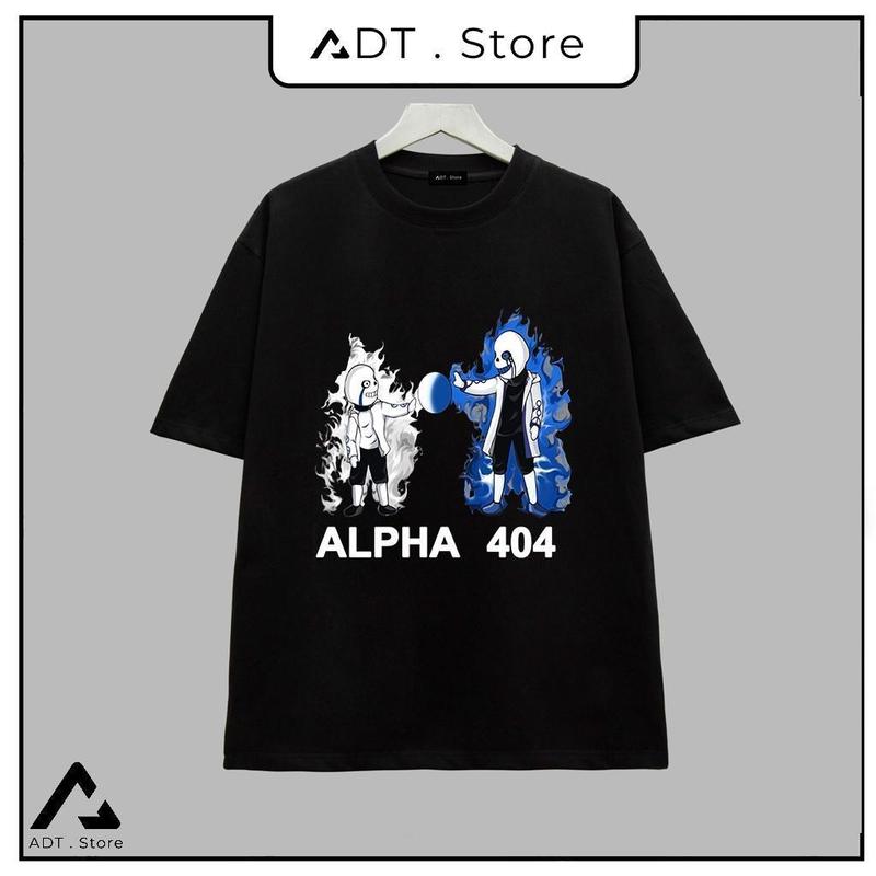 BST Áo thun Game Sans - Undertale Mới - Sans 404 - Sans 505 - Sans 606 áo thun đen in hình có size Trẻ em 4
