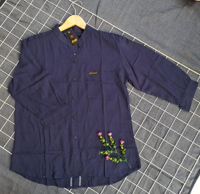 atasan wanita bahan rayon twill lengan Panjang 8