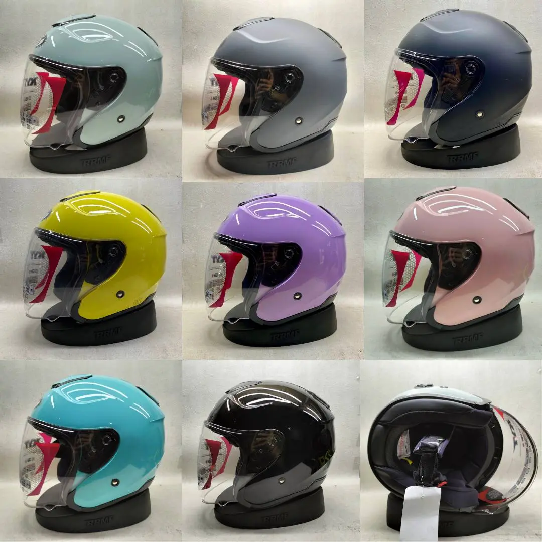 KYT Kyoto Solid All Warna || Helm Half Face Motorcycle