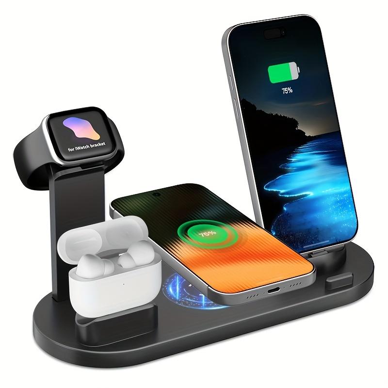 Trạm sạc không dây cho nhiều thiết bị, phù hợp với iPhone…