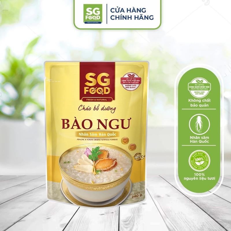 Cháo Tươi SG Food Bào Ngư Nhân Sâm 240g 1