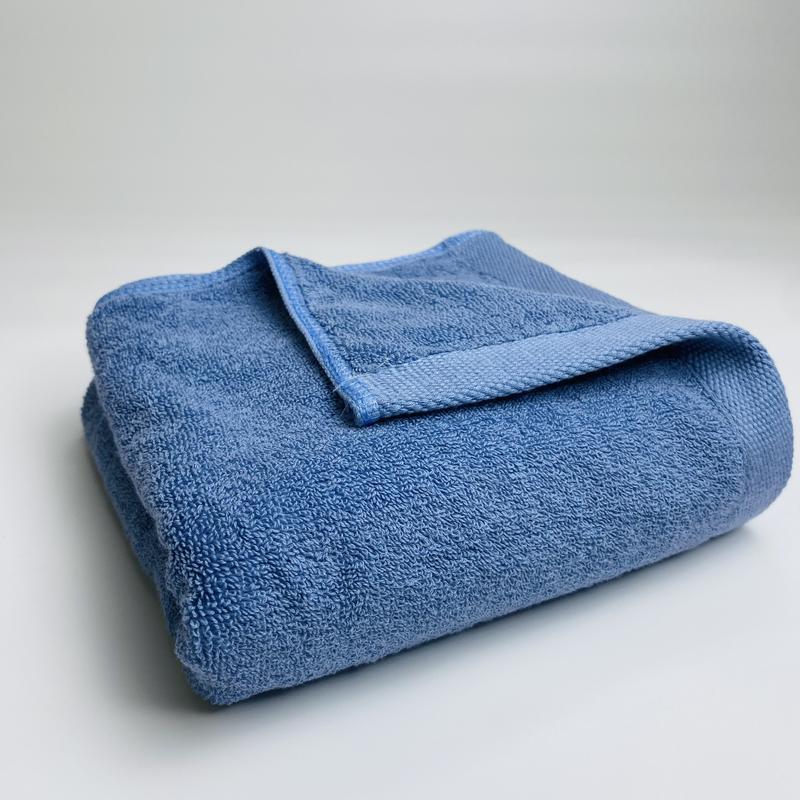 Thương Hiệu Khăn Tắm 70x140cm Xuất Khẩu Hàn Quốc Siêu Mềm Siêu Thấm Nước 100% Cotton Cao Cấp Màu Xanh Đậm Chất Lượng Cao 