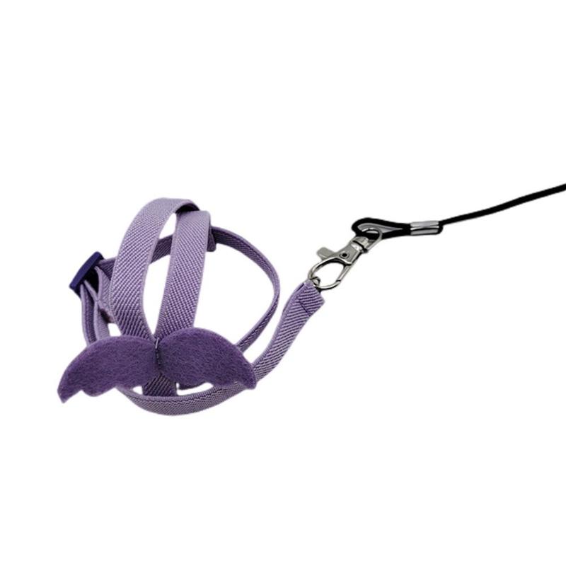 Product Introduction of Parrot Bird Flying Traction Rope Adjustable Ultra-light Harness Leash With Comfortable Handle For Cockatiel Small Birds hotsale 17