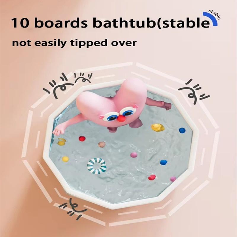 Product Introduction of BUSS-Children's bath tub baby folding bath tub household adult full body bath tub baby swimming bathtub 24