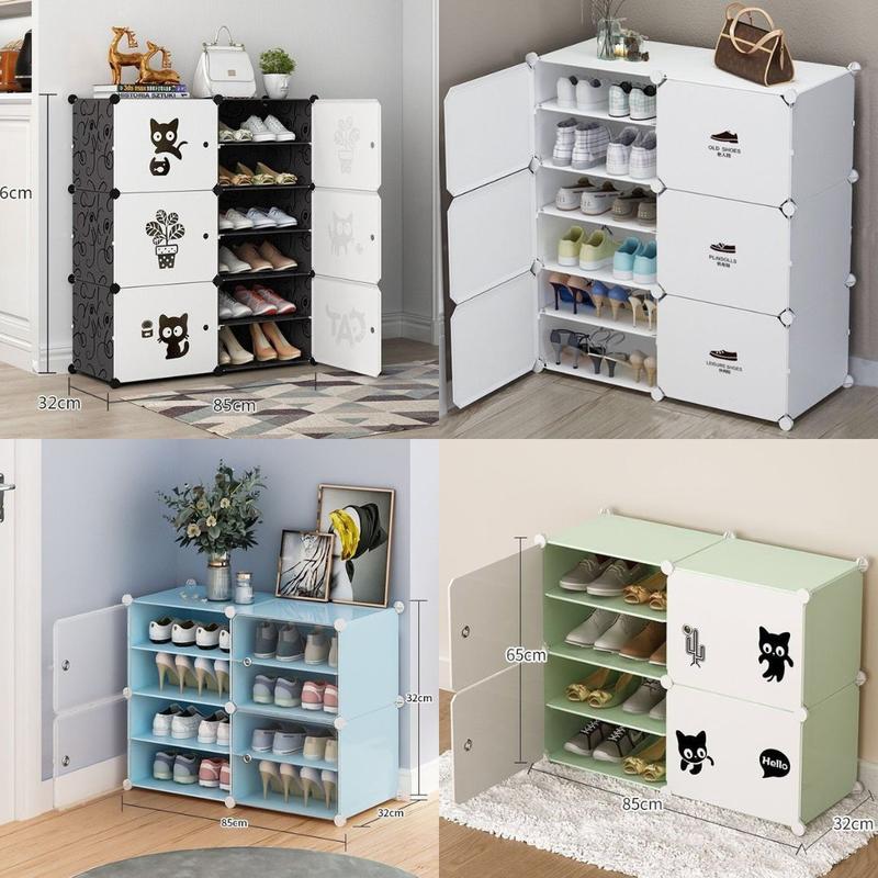 TỦ GIÀY NHỰA LẮP GHÉP ĐA NĂNG 2 NGĂN - 12 NGĂN CHỌN HÌNH THEO PHÂN LOẠI