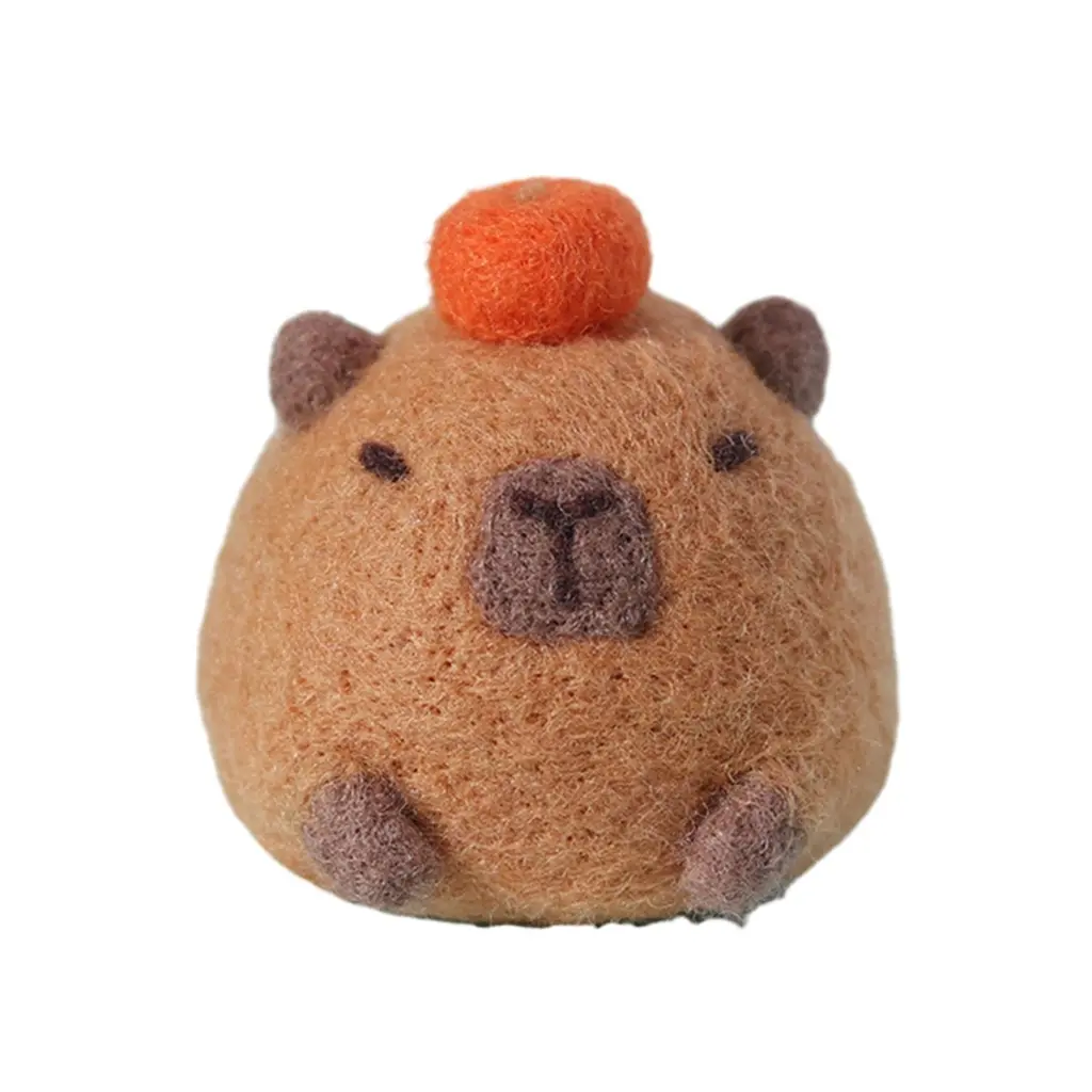 Needle Felting Starter Kits Capybara Wool Felting Craft Making Supplies DIY Tool