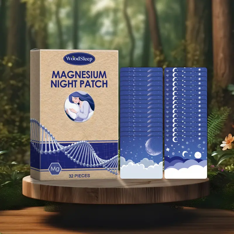 [32 Patches, Magnesium Body Patch] 32pcs/Box, Magnesium Chloride Patch, Suitable For All Skin Types, Patch Containing Magnesium Chloride And Lavender Ingredients, Daily Body Patch For Men And Women