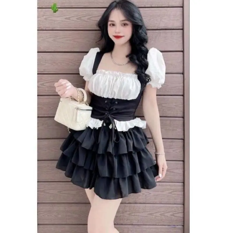 CHÂN VÁY VOAN 3 TẦNG CÓ LÓT QUẦN 5