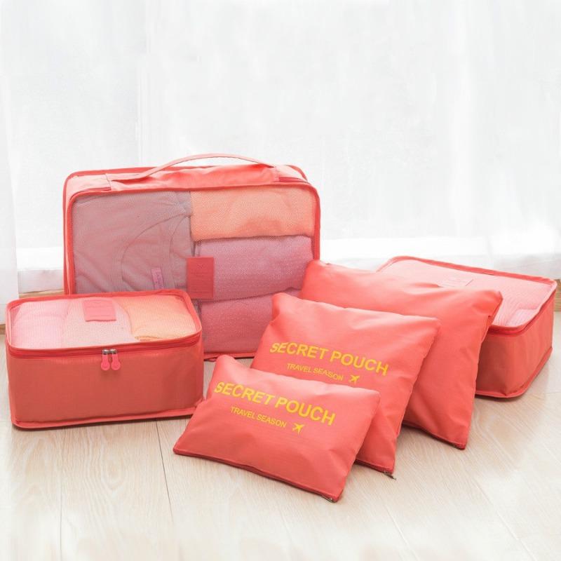 Product Introduction of 6Pcs/Set Travel Organizer Storage Bag Set Clothes Organizer Bags Pouch Suitcase Home Closet Bags for Storage 10