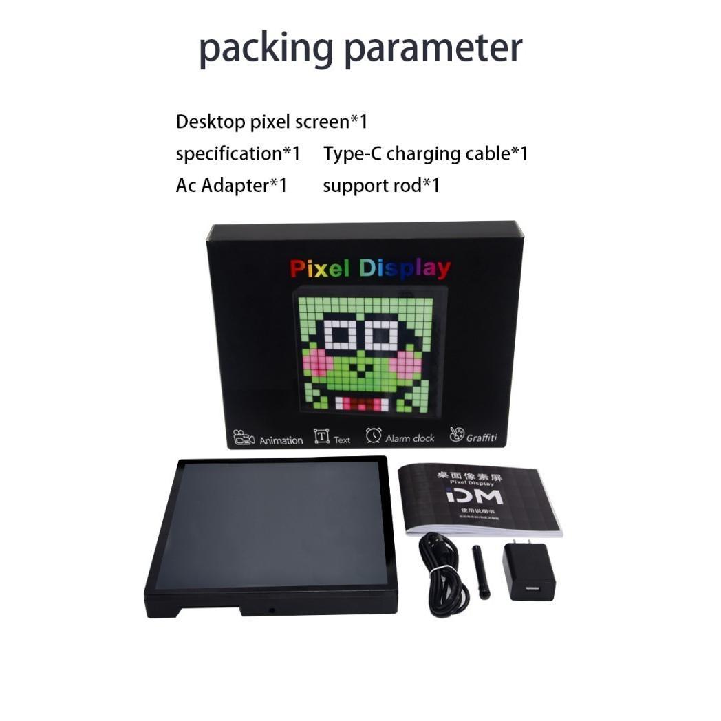 LED 32 x 32 Pixel Screen DIY Photo Frame Display Smart App Control