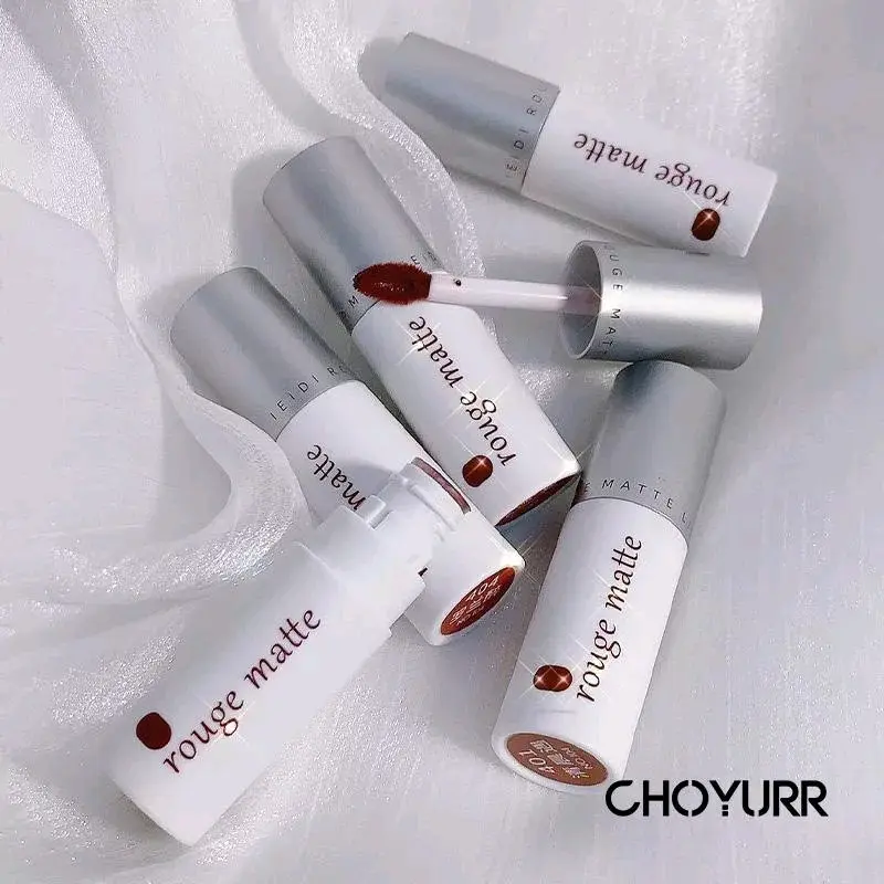 Velvet Matte Lip Mud Lip Glaze Tidak Memudar Tekstur Halus Lip Gloss Lipstik Bibir Lipstick