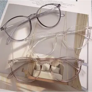 Kacamata antiradiasi  fashion wanita bentuk bulat Eyewear