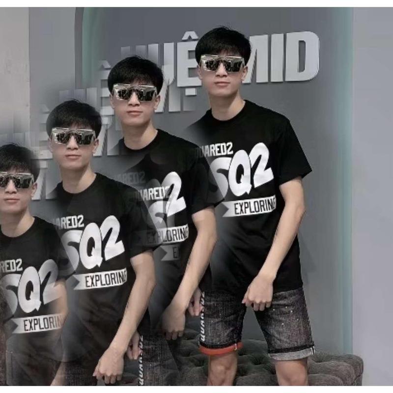 Áo Thun Hè Nam Nữ DSQ Hai To Màu Đen Hottrend Bán Chạy Nhất 2024 1