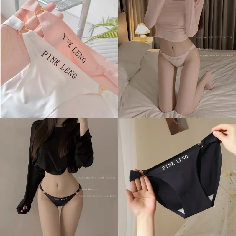 Quần Lót Nữ Đúc Su Cao Cấp Tàng Hình Phối Tim Hông Sexy C45 Hồng