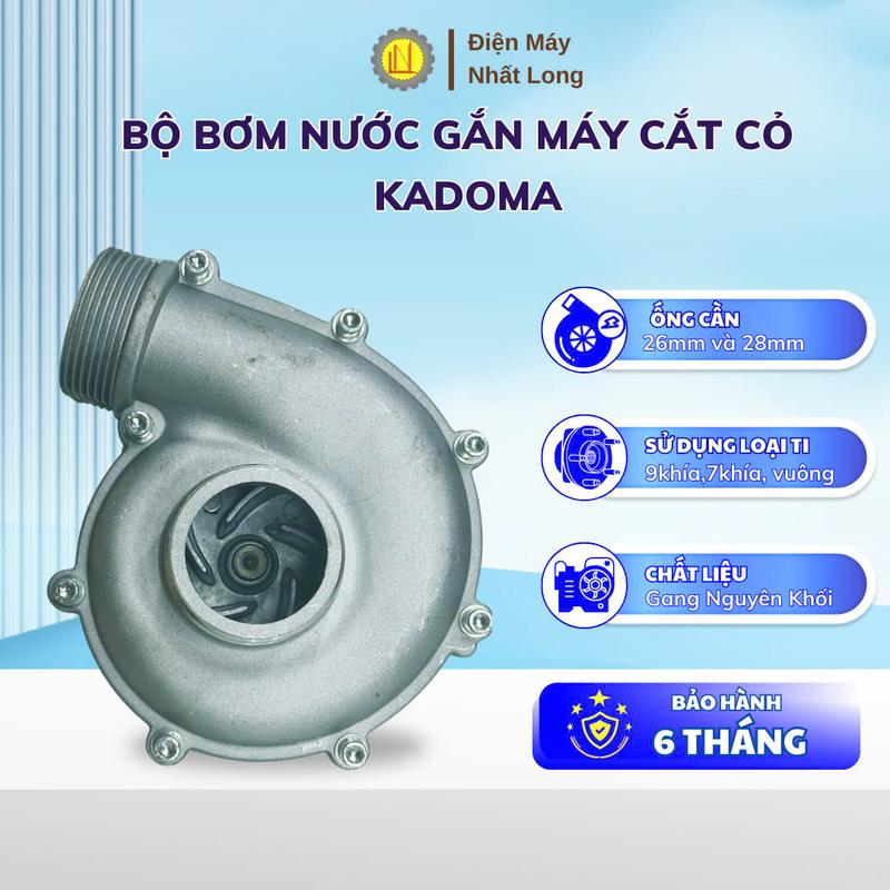 Bộ Bơm Nước Gắn Máy Cắt Cỏ Chính Hãng - Đường Kính Ống Cần 26mm/28mm - Chất Liệu Gang Bền Bỉ - Bảo Hành 12 Tháng cái  đầu  bòbơm  gắn  máy  xăng maybomnuoc maybomnuoc