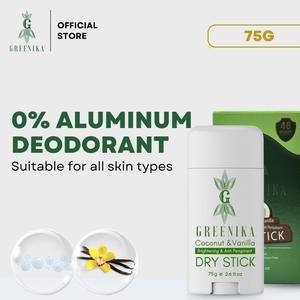 [ 5X BRIGHTENING + ANTI SWEAT ] Greenika DryStick Brightening Deodorant Whitening Anti Bacterial Deo Stick Naturally Whitens Dark Underarms Odor Effective Antiperspirant Underarm Whitening Deodorant Spray Dark Underarm Deodorant for Women Original