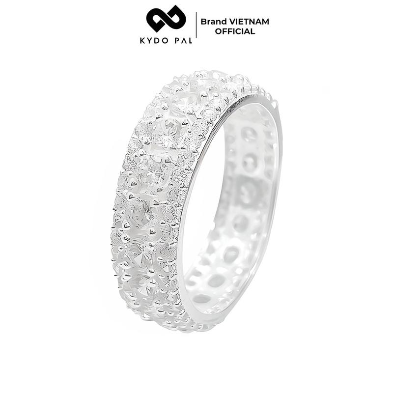Nhẫn bạc nữ KYDOPAL đính đá trang sức bạc cao cấp 925 - 9N15