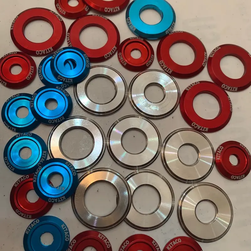 Long đền inox - Long Đền Nhôm Kitaco - Gắn cho tất cả các dong xe- Phụ kiện trang trí xe máy Phụ Tùng 0