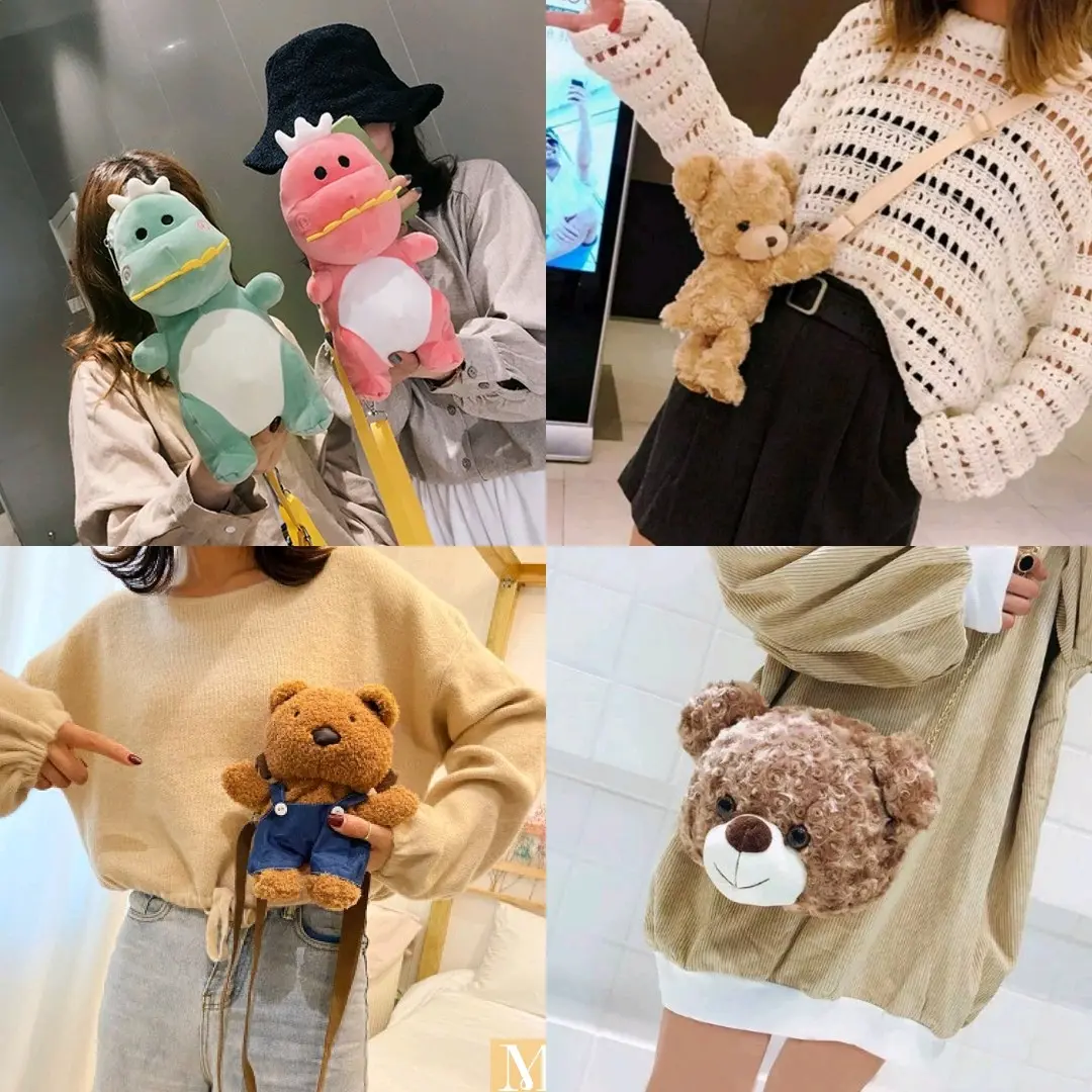 [free gift] ANEKA TAS GEMOY VIRAL || dino - bear - cherry - rabbit - avocado