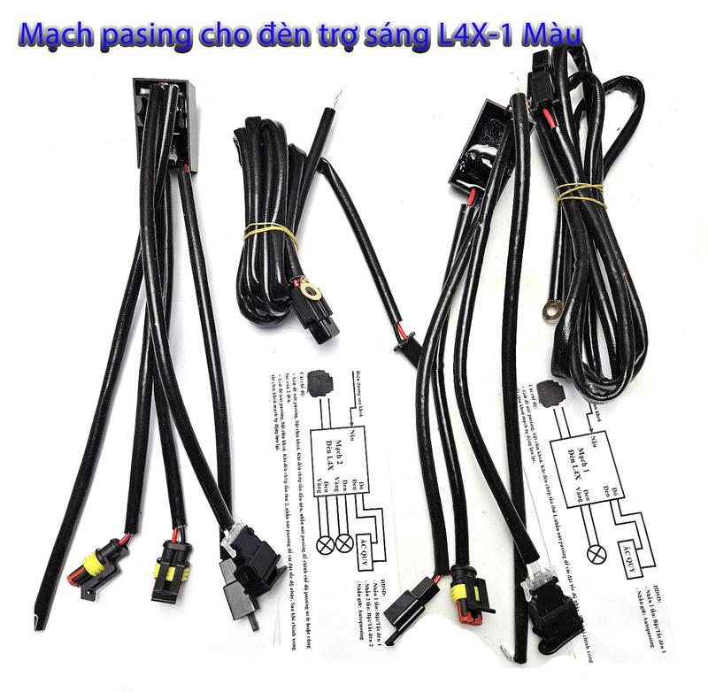 Nguồn kèm mạch auto passing cho đèn trợ sáng 1 màu L4x, L6x, L9x vvv
