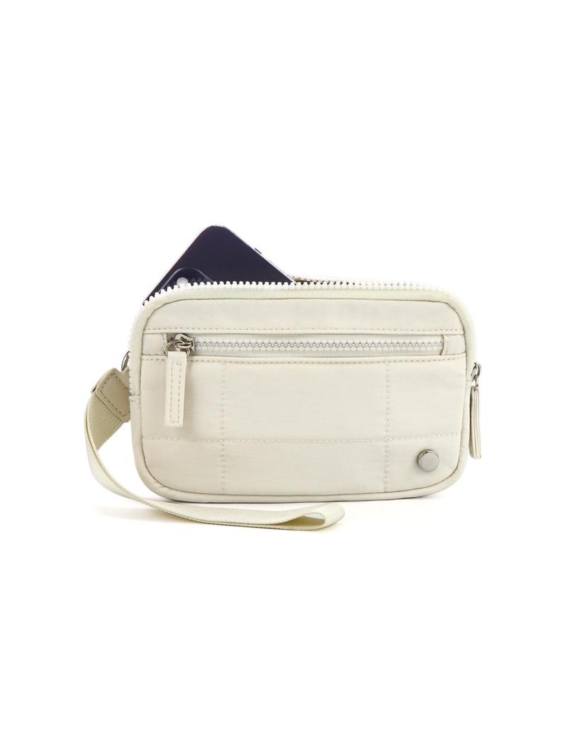 Product Introduction of Women's Solid Color Zipper Wristlet Bag, Fashionable Lightweight Waterproof Wristlet Bag, Casual Versatile Phone Wallet for Daily Used 0
