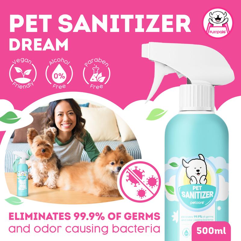 Petcore All Natural Pet Sanitizer Deodorizing Spray Disinfectant ...