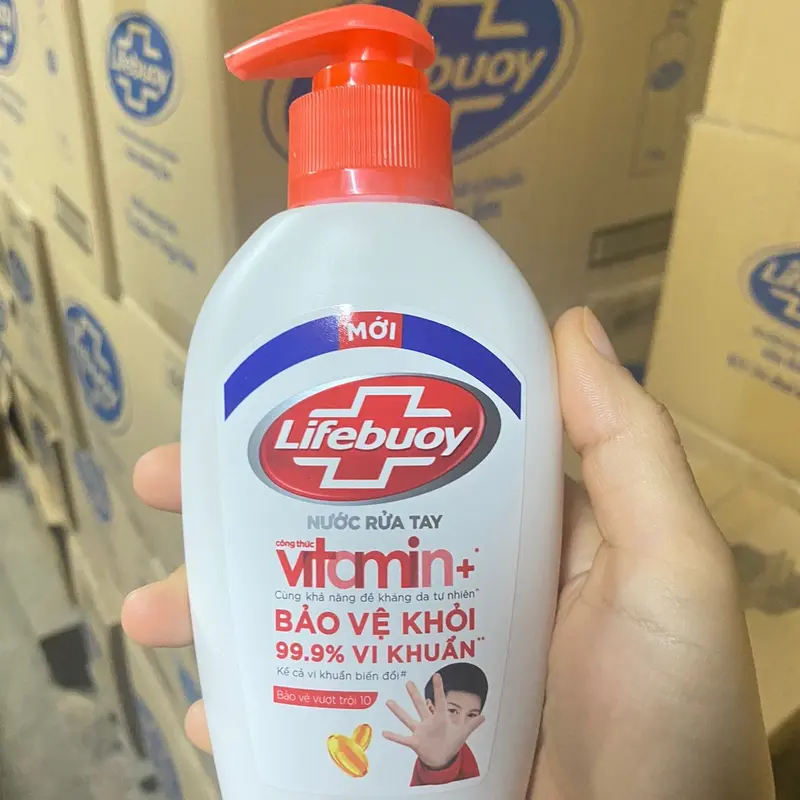 Lifebuoy xà phòng rửa tay chai 180ml 0