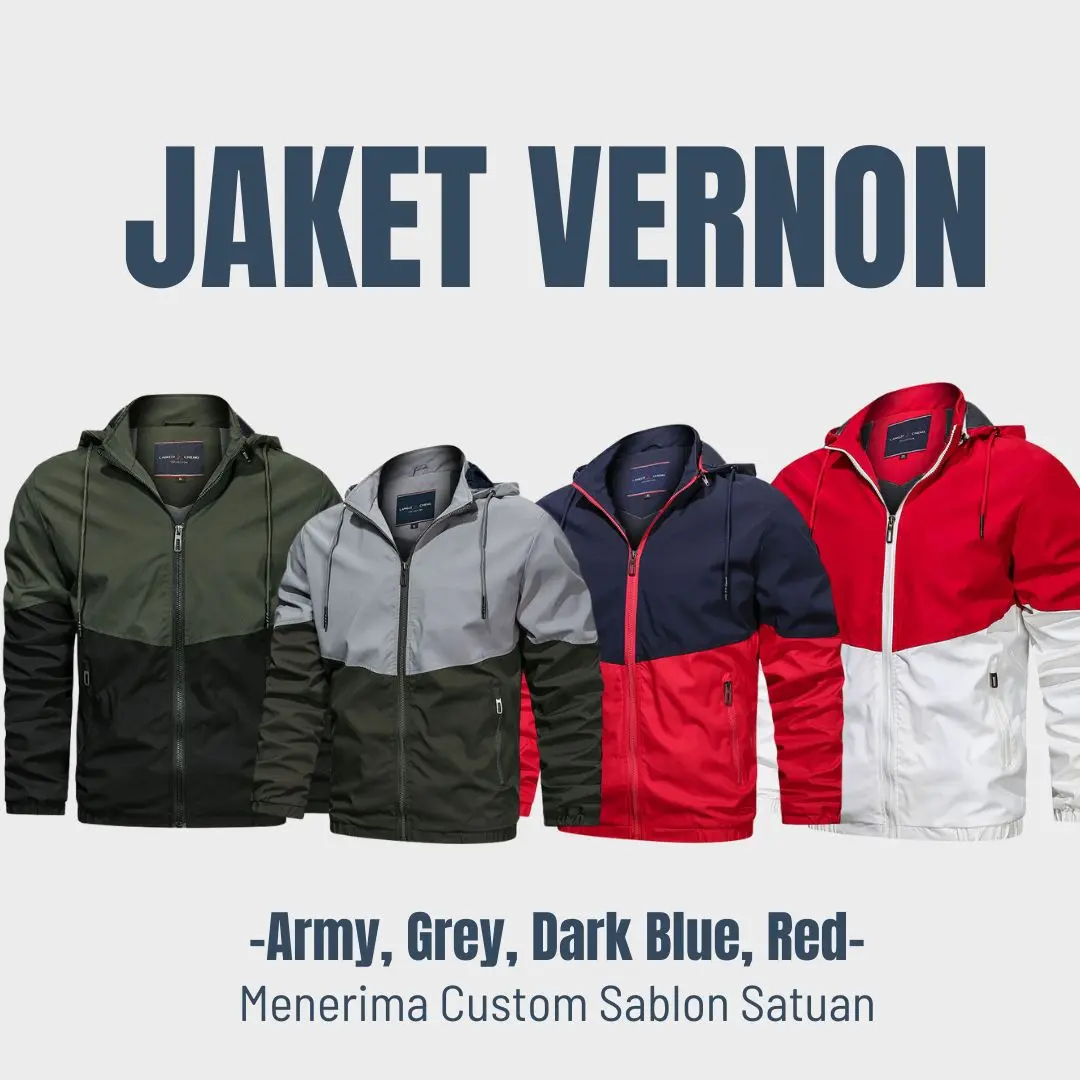 Larisko Jaket Windbreaker Vernon Anti Air Premium