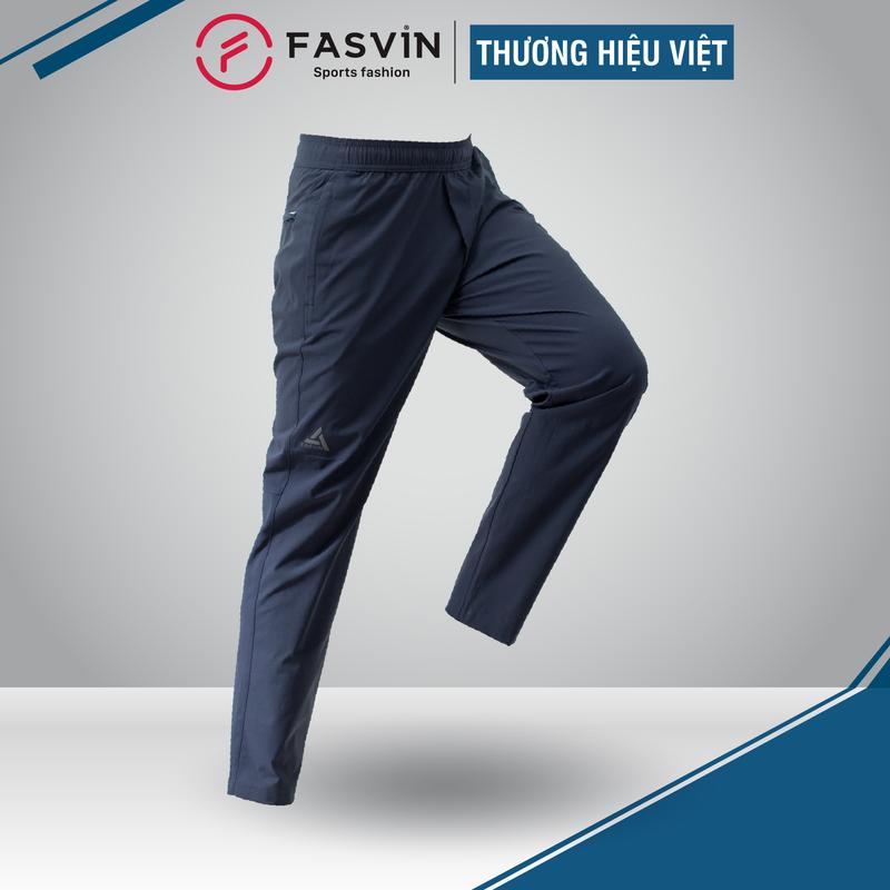  Quần gió thể thao nam Fasvin ống suông 01 lớp cao cấp DC22532 