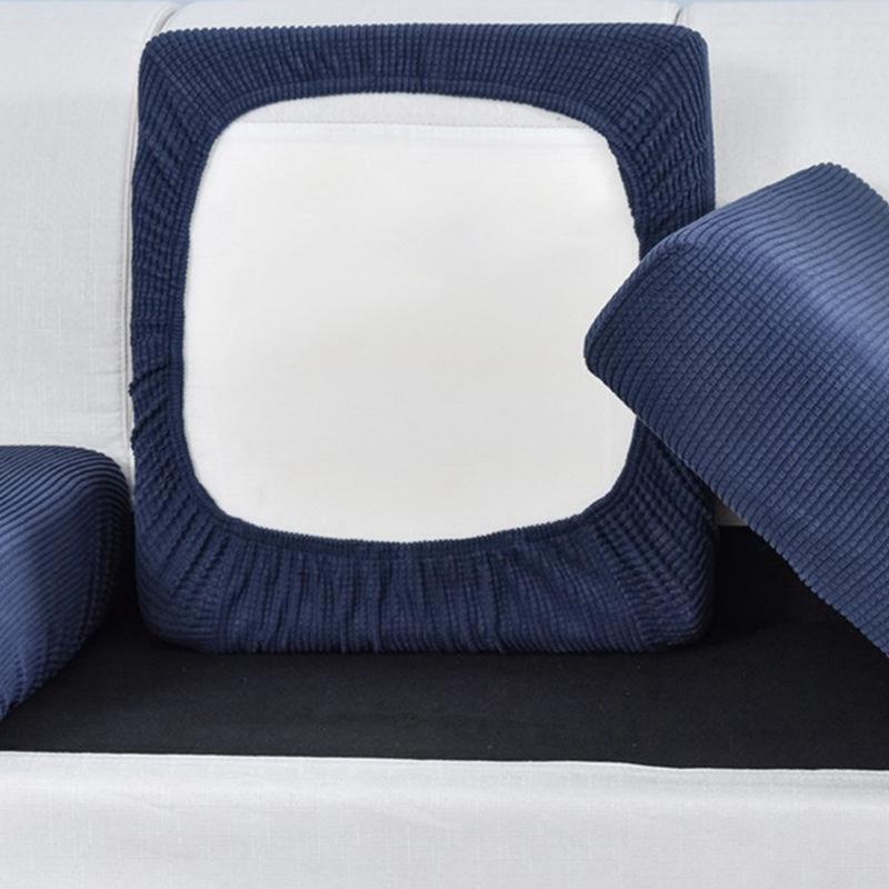 Vỏ Đệm Ghế Sofa, Màu Trơn Dày Và Đàn Hồi, Siêu Mềm, Vỏ Đệm Ghế Sofa Đơn, Bảo Vệ Đồ Nội Thất, Vỏ Đệm Sofa, Vỏ Bảo Vệ Sofa, Vỏ Thay Thế Có Thể Tháo Rời 2