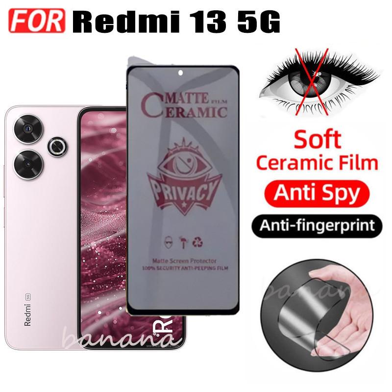 Product Introduction of Redmi 13 5G, 3 IN 1, Phim Gốm Chống Gián Điệp, Bảo Vệ Quyền Riêng Tư, Thích Hợp Cho Ống Kính Máy Ảnh Redmi 13 4G, Bảo Vệ Màn Hình Kính Và Phim Lưng 11