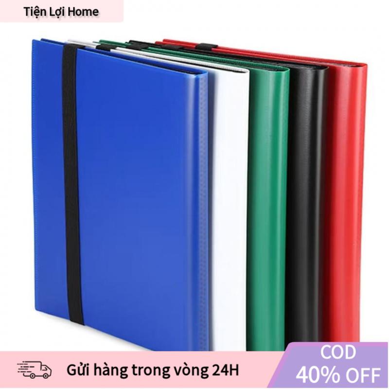  【48h Sổ đựng card  album sưu tập thẻ bài Pokemon Yugioh Hàn quốc 9-Pocket đen 3x3 sổ card đựng thẻ túi đựng thẻ 
