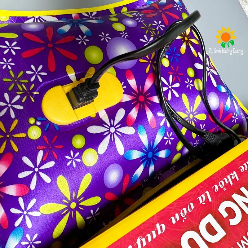 Túi chườm đa năng, túi sưởi Hướng Dương CỠ TRUNG 24*33cm hàng Việt Nam chất lượng sưởi ấm, chườm nóng giảm đau cắm sạc 10-15 phút giữ ấm vài giờ Máy Sưởi 1