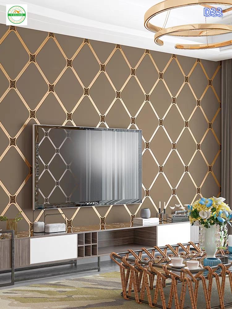 Product Introduction of 3D Geometric Lines Wallpaper PVC 45cm×10mSelf Adhesive Waterproof Sticker Home Decor Decoration 16