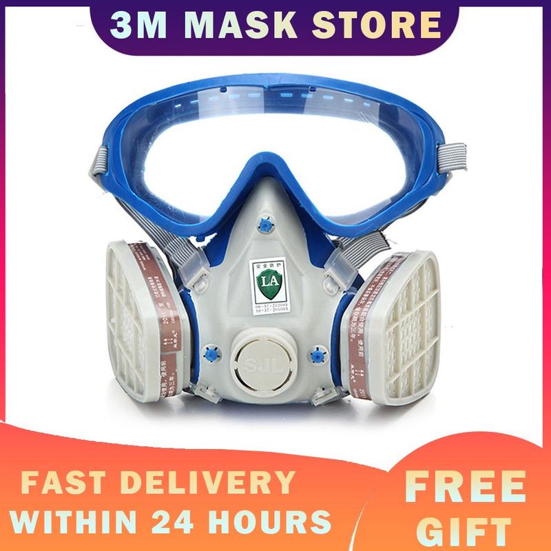 Topeng Respirator Muka Penuh, Penapisan Berganda, Pernafasan - TikTok ...