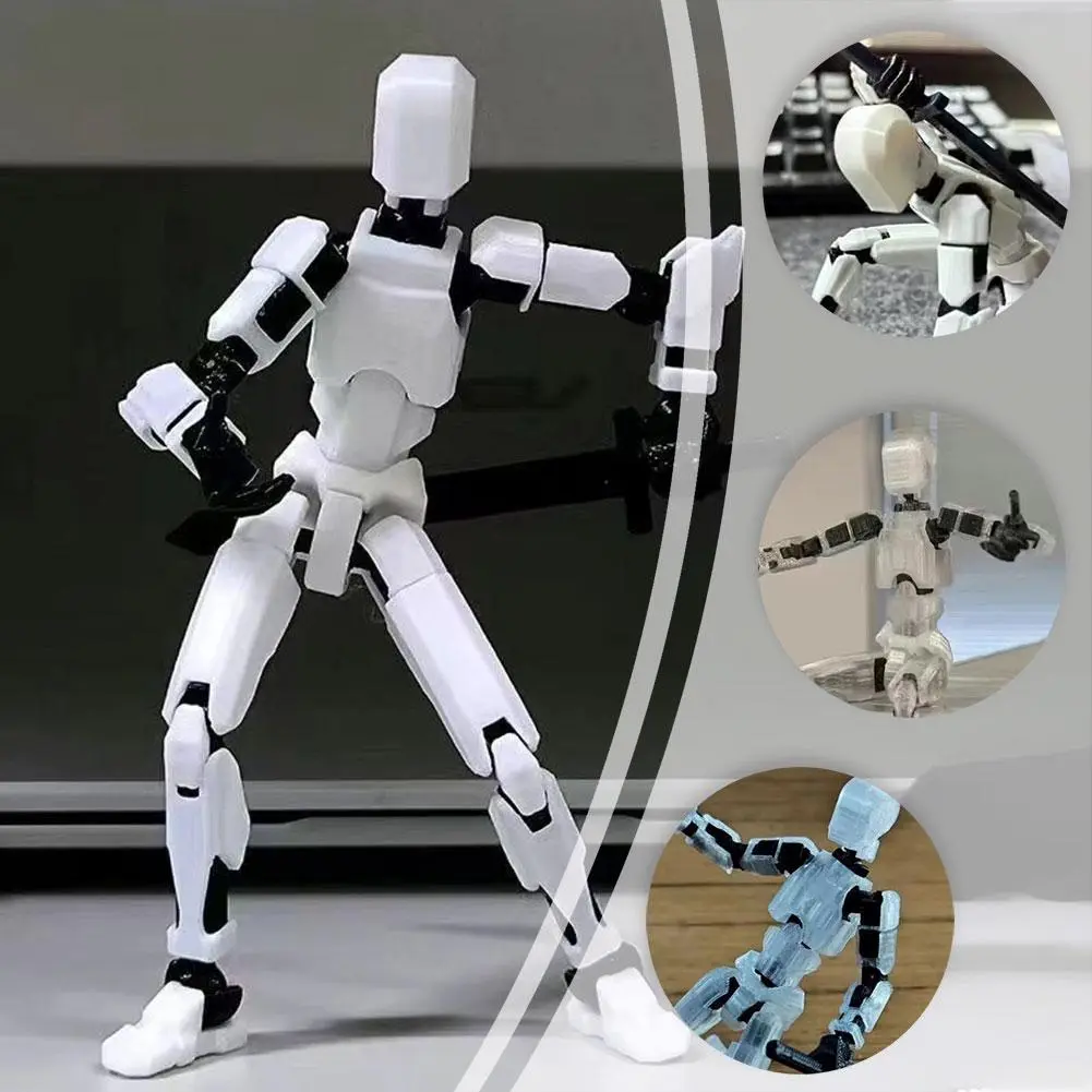 Decompression Multi-Jointed Movable Figures 3D Lucky Customized Printed DIY Action Style