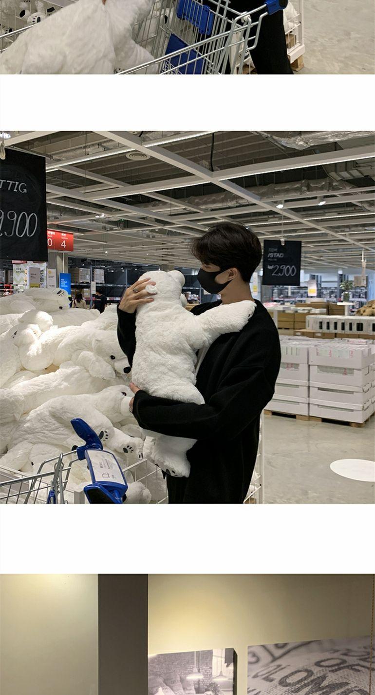 Product Introduction of Áo Len Mùa Thu Và Mùa Đông Mới Cho Nam, Áo Cardigan Phong Cách Hàn Quốc, Áo Khoác Thường Ngày, Dáng Rộng, Hợp Thời Trang, Màu Trơn 12
