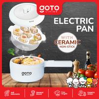 Gambar Goto [COD] Ceramico Panci Listrik Fry Pan Electric Cooker Keramik Serbaguna - Putih dari Goto Living Kota Tangerang 3 Tokopedia
