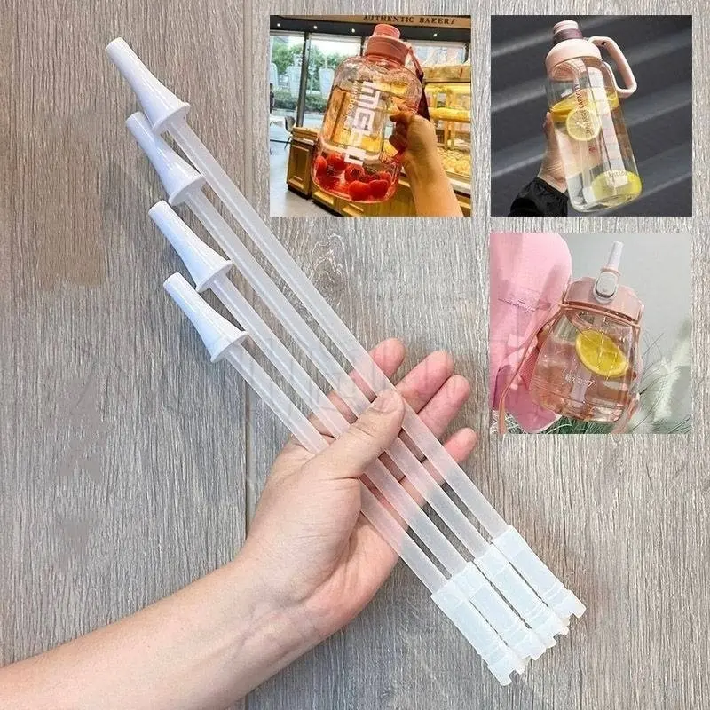 Ống Hút Thay Thế Bằng Silicon Có Thể Tái Sử Dụng Cho Bình Nước nhiều kích thước